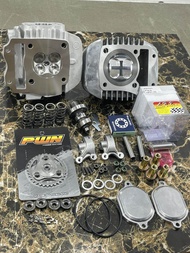 ชุด125iLEDปลาวาฬ/msxลูก57/4วาล์วLHKลูกสูบปาดหลบวาวCNCฝาสูบวาว18-21มิลพร้อมเซ็ทหลังวาล์วขยายเบ้าสูบปล