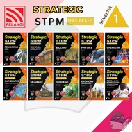 Buku Rujukan STRATEGIC Text Pra-U STPM 2025 Penggal 1 - BM/P.Am/Bio/Phy/Chemistry/Maths T/Sej/Geo/Ek