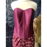 Camisole longtorso daleman kebaya kemben bustier kebaya bone
