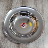 PLATE STAINLESS STEEL 21CM