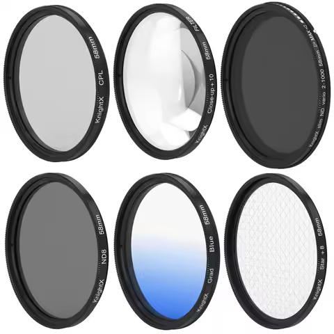 KnightX UV CPL Circular Polarizing CPL Filter 49 52 55 58 62 67 72 77 mm for Nikon Canon Sony Fujifi