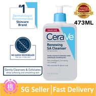 CeraVe SA Cleanser Salicylic Acid Face Wash with Hyaluronic Acid, Niacinamide &amp; Ceramides BHA Exfoliant for Face