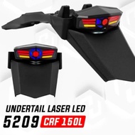 SPAKBOR BELAKANG CRF 150 MODEL LAMPU LED ATAU SAYAP BELAKANG CRF 150 LED