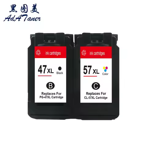 PG47 PG-47 CL-57 CL57 CL 57 Premium Remanufactured Ink Cartridge For Canon PIXMA E400 E460 E480 E317