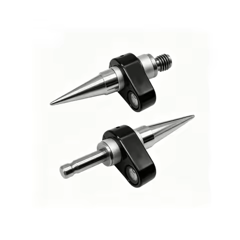 14cm Mini Prism Pole With Bubble Surveying Rod With 5/8 Thread & Swiss Type Adapter For Leica For To
