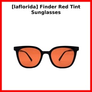 [laflorida] Finder Red Tint Sunglasses / Korean Sunglasses / Red Tint Lenses / 100% Genuine by GOODN