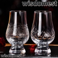 WISDOMEST Whiskey Wine Glass European Style Barware 200ml Tasting Cup