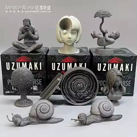 Junji Itoes Uzumaki Pocket Curse Blind Box Kirie Goshima Mr. Saito Azami Kurotani Action Figures Des