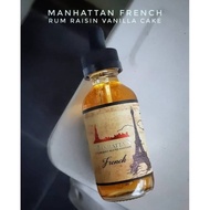 MANHATTAN FRENCH RUM RAISIN VANILLA CAKE LIQUID VAPE CUKAI FREEBASE junians