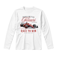 F1 Team Ferrari combed 20s Unisex Long Sleeve T-Shirt F1 Shirt Ferrari F1 Shirt
