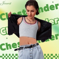 Janest Bandage Chest Binder Tomboy FTM Vest Top Breathable Chest Binder 100% Cotton Binder Bra Binde