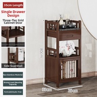 Wooden Multifunctional End Table