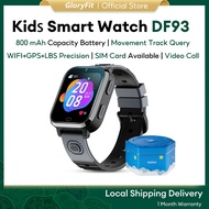 Gloryfit DF93 Kids Smart Watch GPS LBS WIFI Family Chat Video Call 800mAh Battery SOS 4G SIM iPhone 