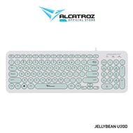 Alcatroz JellyBean U200 Slim USB Wired Keyboard