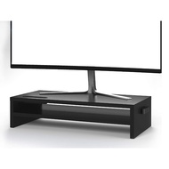 Bontec Monitor 2-Tier Stand Riser, 21.3 Inch Shelf, Black