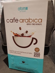 ATOMY CAFE ARABICA isi 200 (400rb) ATOM COFFEE KOPI