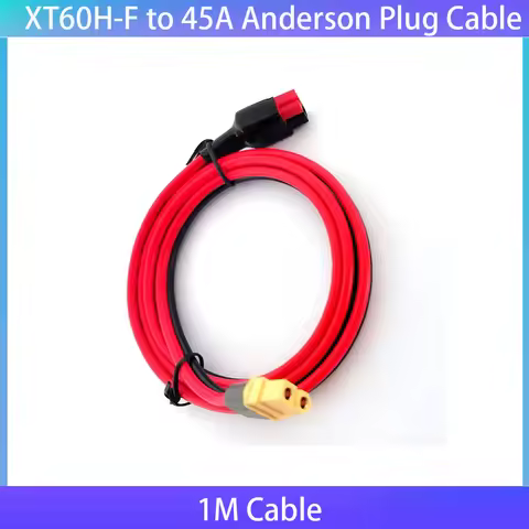 1M 12AWG XT60H-F to 45A Anderson Plug Cable / XT60 Female to Anderson Solar Power Cord Adapter Cable