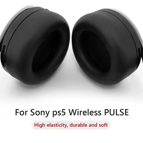 2pcs Replacement Ear Pads Headphone Earpads for Sony/PS5/PULSE 3D Headphone Earpad Replacement Cushi