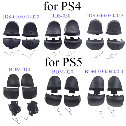 10sets Replacement L1 R1 L2 R2 Triggers Buttons For PlayStatin PS4/PS5 010 020 030/040/050 Controlle