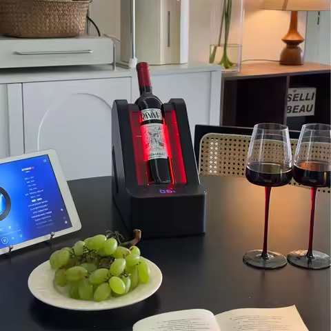 Wine Cooler, Chilled Alcoholic Beverage Cooler, Semiconductor-Cooled Wine Refrigerator, Chilled Beve