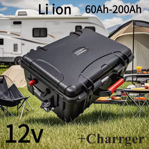 waterproof rechargeable 12V 60Ah 80Ah 120Ah 150ah 180ah 200ah Lithium ion battery for trolling motor