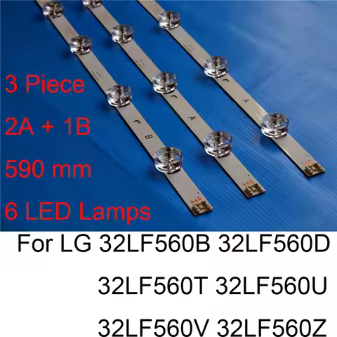 Brand New LED Backlight Strip For LG 32LF560B 32LF560D 32LF560T 32LF560U 32LF560V 32LF560Z TV Repair