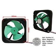 SJ-E435M / SJ-E438MK / SJ-E438MS / SJ-E535M / SJ-E538MK 12539JH-15L-BU FAN MOTOR FRIDGE (4 Wire)