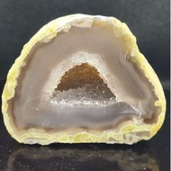 Agate crystal geode natural crystal geode A05