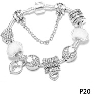Vòng charm Pandora Cherry Blossoms Pendant Charm Bracelets Full Box hộp túi xách