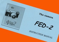 FED-2 相機蘇聯 Leica & Tessar 英文手冊副本說明書
