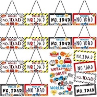 Chunful 16 Pack No. 1 Dad License Plate Sign Craft Kit DIY Fathers Day Dad Gifts from Kids Fathers D