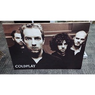 POSTER BAND COLDPLAY LINTANG B/W 1