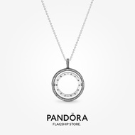 Pandora Logo Circle Necklace (60cm)