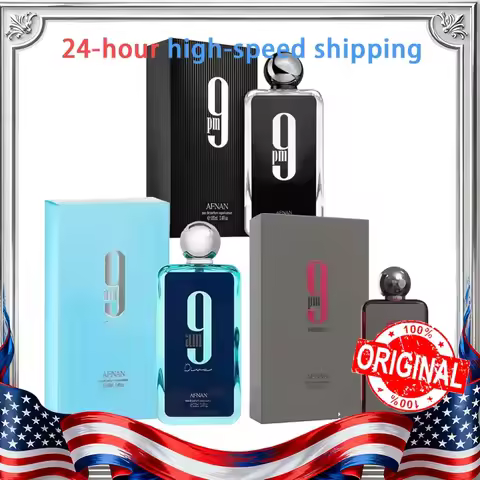 Afnan 9PM Men's Cologne Spray 100ml Men's Cologne Perfume Travel Clothes Perfume Spray High-end 100m