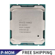 ใช้เกือบใหม่ Intel Xeon E5 E5 V4 2643V โปรเซสเซอร์4เดสก์ท็อปเซอร์เวอร์ SR2P4 3.4Ghz 6 Core 135W เต้ารับแอลจีเอ2011-3 CPU E5-2643 V4 E52643V4