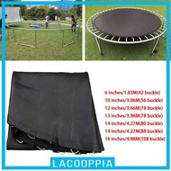 [Lacooppia] Trampoline Mat Replacement Water Fade Proof Jump Pad 12ft 14ft Round Protector for Outdo