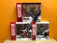 有POST有貨 日版ROBOT魂 SEED DESTINY / MSV系列- #190 STRIKE NOIR漆黑突擊高達、#0148 TESTAMENT GUNDAM聖約高達(SOLD)、#126 