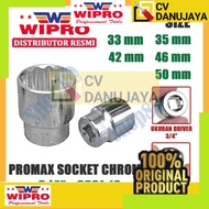 MATA Wipro PR Shock Socket Wrench 3/ 4" inch 12PT 33 35 42 46 50 mm - 33 mm