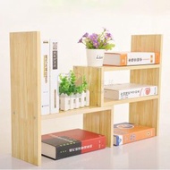 包送貨 -多用途組合式木書架 桌上書架 實用儲物架 書櫃 自由組合 桌面書架 置物架 木紋