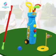 MLINX Kids Golf Game Set, Casual Portable Golf Set Toy, Golf Practice Balls Mini Golf Game Clubs Equ