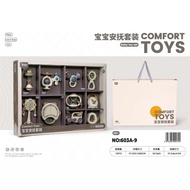 Newborn Set 6 Early Education Until Baby Full Month Toy Gift Meeting Chewable Gift Box Baby Rattle M