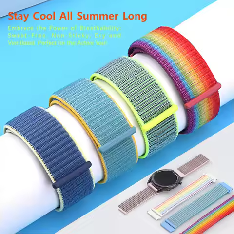 18MM Nylon Loop Strap For Casio AQS810 AEQ-110W W-735H Replace Watch Band Sport Belt Accessories Cor