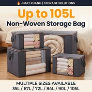 Storage Bag 6 Large Capacity Sizes 35L 67L 72L 84L 90L 105L Non-Woven Dustproof Breathable Clothes a
