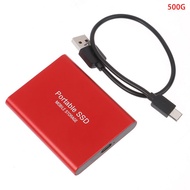 ฮาร์ดดิสก์แบบพกพา ความจุ 4TB / 2TB / 1TBGB Type C USB3.1 ไดรฟ์ SSD แบบพกพา