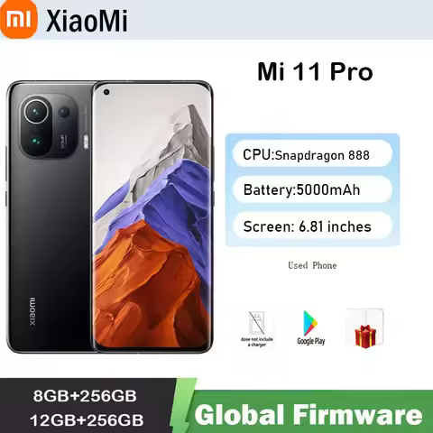 Xiaomi 11 Pro Snapdragon 888 smartphone Octa-core Global firmware 5G Phone QC Fast Charge 50MP Camer