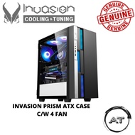 INVASION PRISM Mid-Tower Gaming Case (4 ARGB Fan)