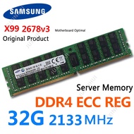 Samsung 8G DDR4 16G  32G DDR4 server  memory DDR4 PC4-2133P Hynix 2133 2666 2400T Micron 16G 2133 EC