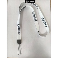 CHIFER White neck strap, long strap for hand fan phone strap