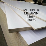 Plywood 18mm white melamine plywood (120x60)cm, melamine plywood GAM