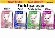 {Free Gift x 2} Enrich Champion Cat Food (8kg) - Makanan Kucing - Baby Mother/ Fur &amp; Skin/ Health/ Urinary